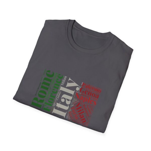 Italy Cities T-Shirt – 100% Cotton, Italian Flag Colors Design XS-5XL