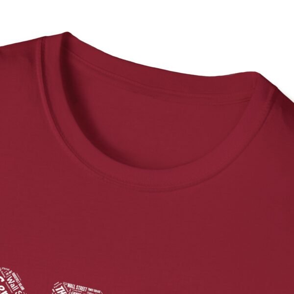 NY Typography T-Shirt – 100% Cotton Design Featuring Iconic New York City, Sizes XS-5XL