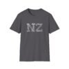 NZ Typography T-Shirt – 100% Cotton Design Featuring Iconic New Zealand Words, Sizes XS-5XL