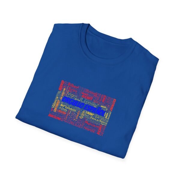 Orgullo Español T-Shirt – 100% Cotton, Spanish Cities & Flag Colors Design  XS-5XL