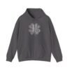 Ireland Word Art Four Leaf Clover Hoodie Irish Cities S-5XL