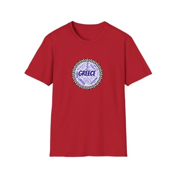 Greece T-Shirt – 100% Cotton, Greek Cities Typography Wordart Design XS-5XL