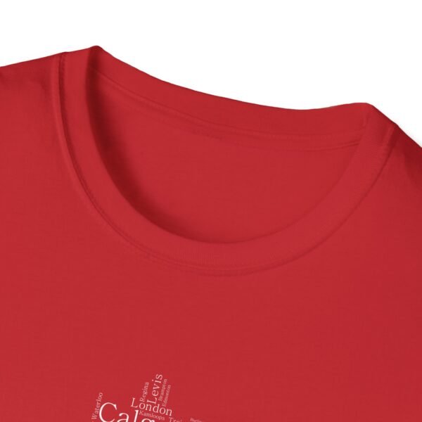 Maple Leaf Canada T-Shirt – 100% Cotton Design Featuring Canadian Cities, Sizes XS-5XL
