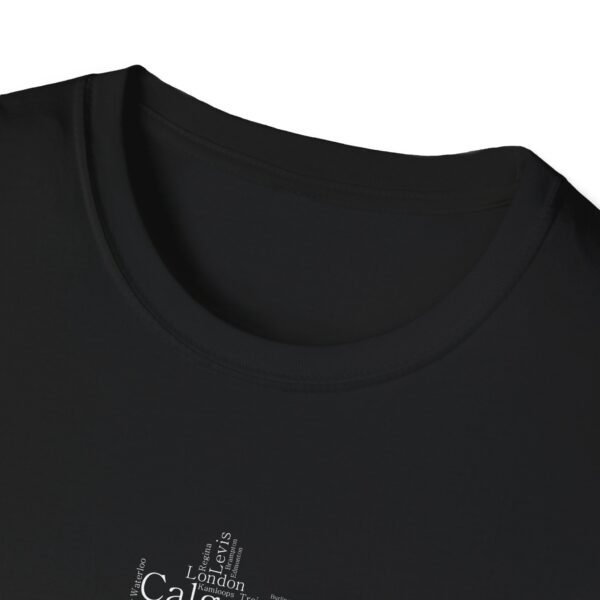 Maple Leaf Canada T-Shirt – 100% Cotton Design Featuring Canadian Cities, Sizes XS-5XL