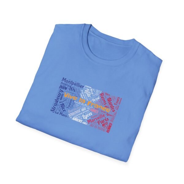 15448583092462045193_2048.jpeg Vive La France T-Shirt – 100% Cotton, French Cities & Flag Colors Design Sizes XS-5XL