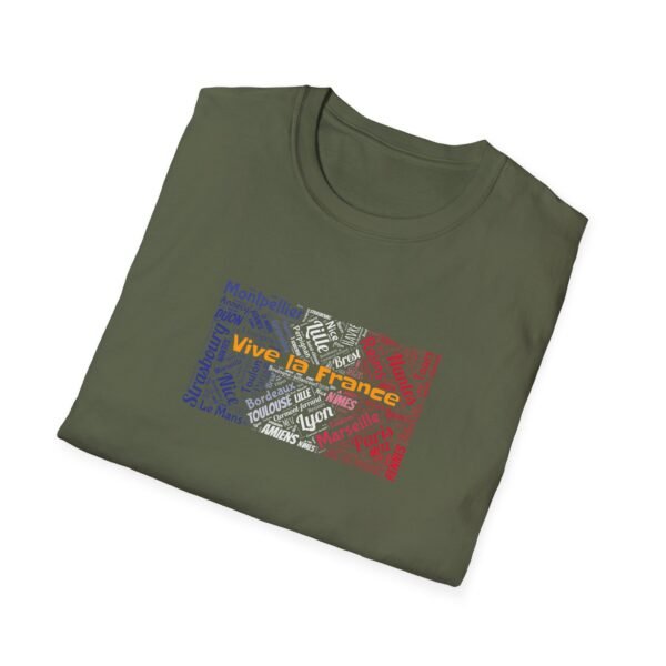 16726563351820734883_2048.jpeg Vive La France T-Shirt – 100% Cotton, French Cities & Flag Colors Design Sizes XS-5XL