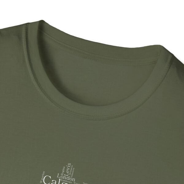 Maple Leaf Canada T-Shirt – 100% Cotton Design Featuring Canadian Cities, Sizes XS-5XL