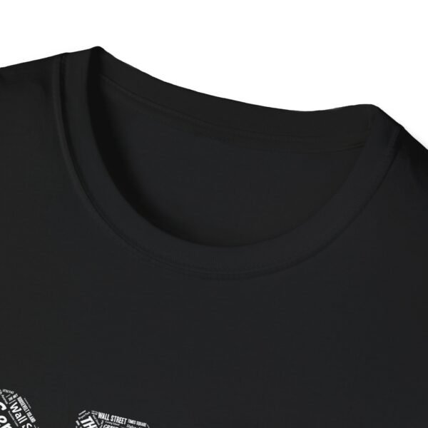 NY Typography T-Shirt – 100% Cotton Design Featuring Iconic New York City, Sizes XS-5XL