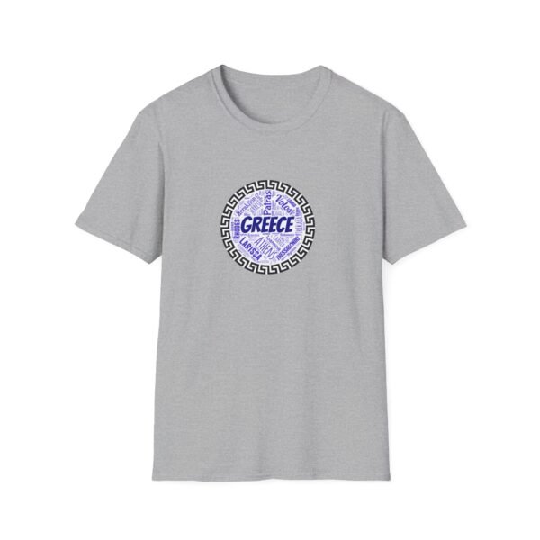 Greece T-Shirt – 100% Cotton, Greek Cities Typography Wordart Design XS-5XL