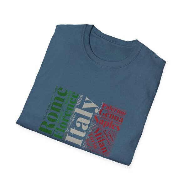 Italy Cities T-Shirt – 100% Cotton, Italian Flag Colors Design XS-5XL
