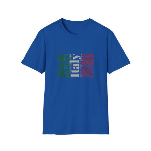 Italy Cities T-Shirt – 100% Cotton, Italian Flag Colors Design XS-5XL