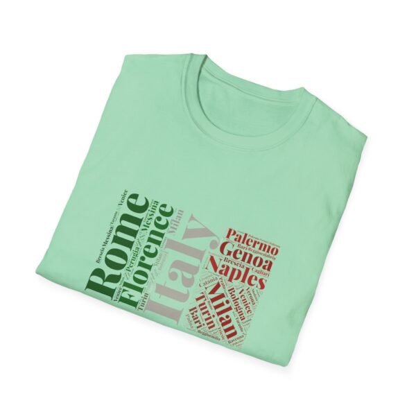 Italy Cities T-Shirt – 100% Cotton, Italian Flag Colors Design XS-5XL