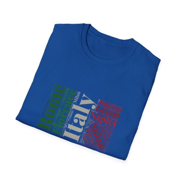 Italy Cities T-Shirt – 100% Cotton, Italian Flag Colors Design XS-5XL