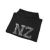 NZ Typography Hoodie – Unisex Design Featuring Iconic New Zealand Words, Sizes S-5XL