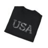 USA Typography T-Shirt – 100% Cotton Design Featuring Iconic American Words, Sizes XS-5XL