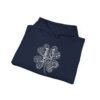Ireland Word Art Four Leaf Clover Hoodie Irish Cities S-5XL