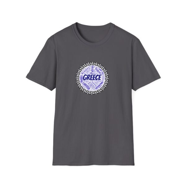 Greece T-Shirt – 100% Cotton, Greek Cities Typography Wordart Design XS-5XL