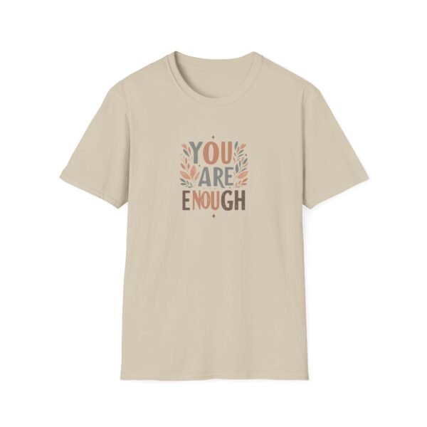 You Are Enough T-Shirt – 100% Cotton Uplifting Design, Sizes S-5XL