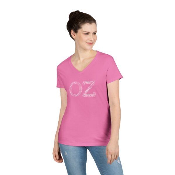 Australia ‘OZ’ V-Neck T-Shirt – 100% Cotton, Iconic Aussie Words Design S-3XL