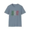 Italy Cities T-Shirt – 100% Cotton, Italian Flag Colors Design XS-5XL