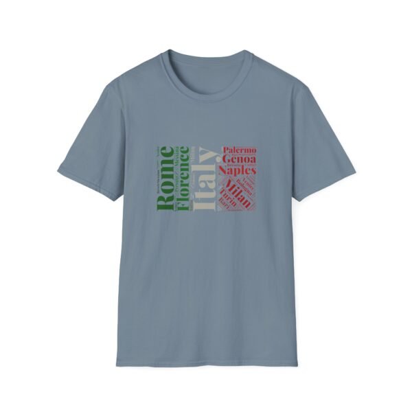 Italy Cities T-Shirt – 100% Cotton, Italian Flag Colors Design XS-5XL
