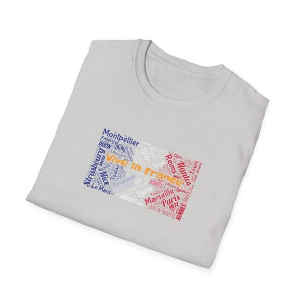 5912340294604905127_2048.jpeg Vive La France T-Shirt – 100% Cotton, French Cities & Flag Colors Design Sizes XS-5XL