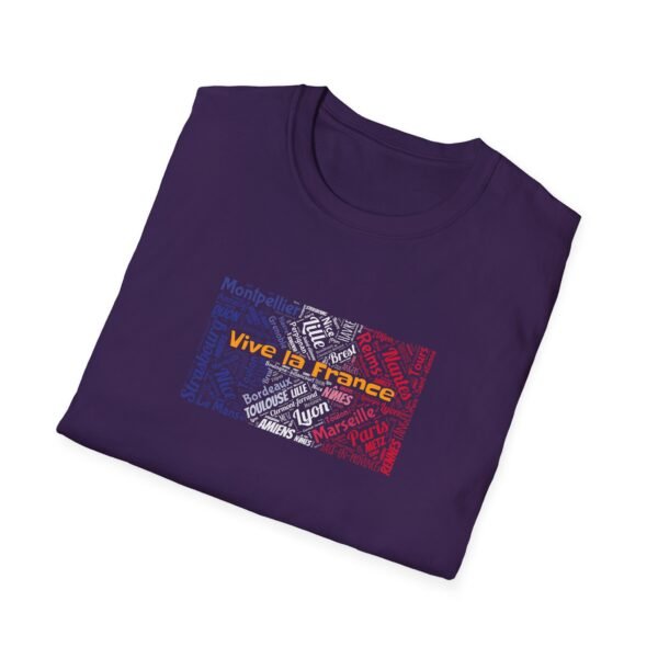 7241519872344307722_2048.jpeg Vive La France T-Shirt – 100% Cotton, French Cities & Flag Colors Design Sizes XS-5XL