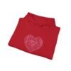Love Heart Hoodie – 100% Cotton Design with Love in Many Languages, Sizes S-5XL
