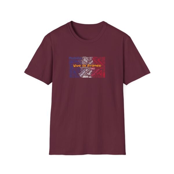 7493311848630345925_2048.jpeg Vive La France T-Shirt – 100% Cotton, French Cities & Flag Colors Design Sizes XS-5XL