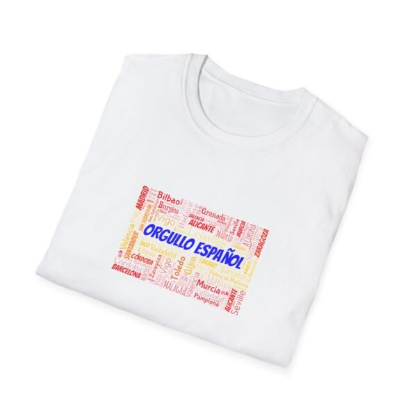 Orgullo Español T-Shirt – 100% Cotton, Spanish Cities & Flag Colors Design  XS-5XL
