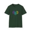 10849093135304110649_2048.jpeg Love Heart T-Shirt – Colorful Word Art Design – Unisex Tee XS-5XL