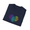 12811527941165705450_2048.jpeg Love Heart T-Shirt – Colorful Word Art Design – Unisex Tee XS-5XL