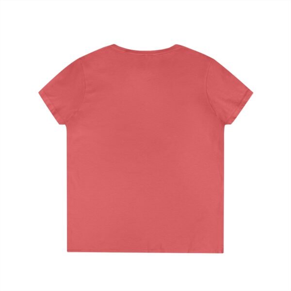 Women's V-Neck Love Heart T-Shirt – Colorful Word Art Design – Sizes S-3XL