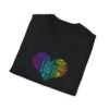 15123782871505569590_2048.jpeg Love Heart T-Shirt – Colorful Word Art Design – Unisex Tee XS-5XL