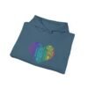 Love Heart Hoodie – Unisex Colorful Word Art Design – Cozy & Stylish Sweatshirt Sizes S to 5Xl