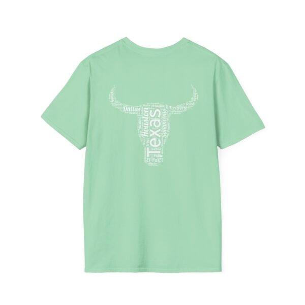 Texas Longhorn T-Shirt – 100% Cotton, Texas Cities Typography Design Sizes XS to 5XL