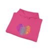 Love Heart Hoodie – Unisex Colorful Word Art Design – Cozy & Stylish Sweatshirt Sizes S to 5Xl