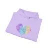 Love Heart Hoodie – Unisex Colorful Word Art Design – Cozy & Stylish Sweatshirt Sizes S to 5Xl