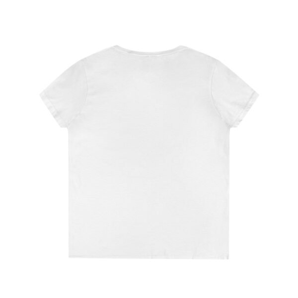 Women's V-Neck Love Heart T-Shirt – Colorful Word Art Design – Sizes S-3XL