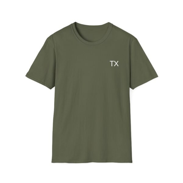 Texas Longhorn T-Shirt – 100% Cotton, Texas Cities Typography Design Sizes XS to 5XL