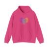 Love Heart Hoodie – Unisex Colorful Word Art Design – Cozy & Stylish Sweatshirt Sizes S to 5Xl