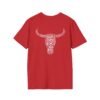 Texas Longhorn T-Shirt – 100% Cotton, Texas Cities Typography Design Sizes XS to 5XL