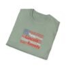 Patriotic American Flag Unisex T-Shirt Featuring U.S. Presidents' Surnames Sizes XS to 5XL