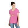 Egypt Pyramid Typography Women’s V-Neck T-Shirt – Egyptian Cities Design Small to 3XL