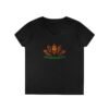 India Lotus Flower V-Neck – Women’s Fit | Sizes S–3XL | 100% Cotton