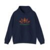 India Lotus Flower Hoodie – Unisex | Sizes S–5XL | Indian Cities and State
