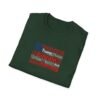 Patriotic American Flag Unisex T-Shirt Featuring U.S. Presidents' Surnames Sizes XS to 5XL