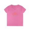 India Lotus Flower V-Neck – Women’s Fit | Sizes S–3XL | 100% Cotton