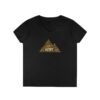 Egypt Pyramid Typography Women’s V-Neck T-Shirt – Egyptian Cities Design Small to 3XL