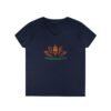 India Lotus Flower V-Neck – Women’s Fit | Sizes S–3XL | 100% Cotton